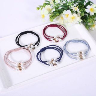 Cột Tóc Hàn Quốc ngọc trai giả