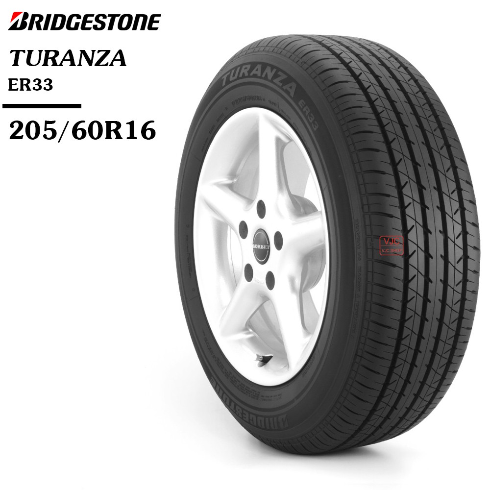 Lốp Bridgestone 205/60R16 TURANZA ER33 Dùng Cho xe MAZDA 3 bản 1.5 Xuất xứ Nhật Bản