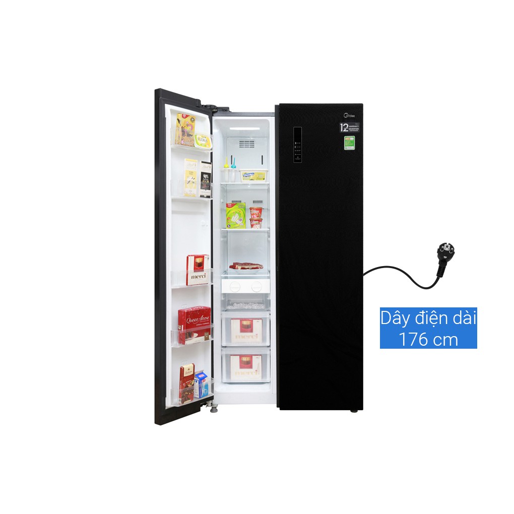 Tủ lạnh Side by side Midea MRC-690GS 584 Lít