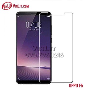 Ốp lưng Oppo F5 Kính cường lực 0.3mm, độ cứng 9H OF5CL281
