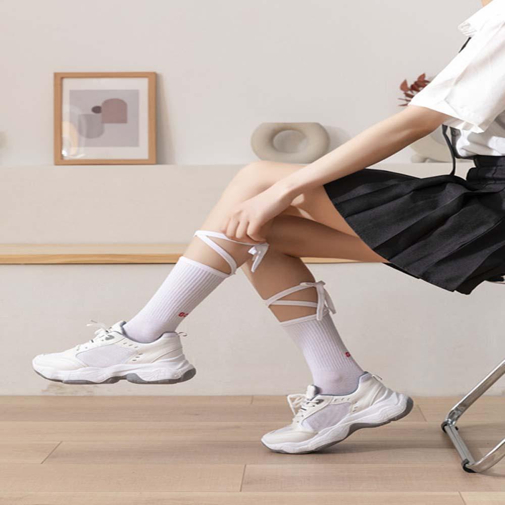 Vớ Cotton Thoáng Khí In Chữ Phong Cách Hàn Quốc Thời Trang Cho Nữ