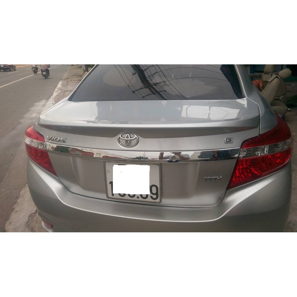 Đuôi gió xe Toyota Vios 2014- 2017 loại liền cốp khuyết logo - Tặng kèm keo dính 3M