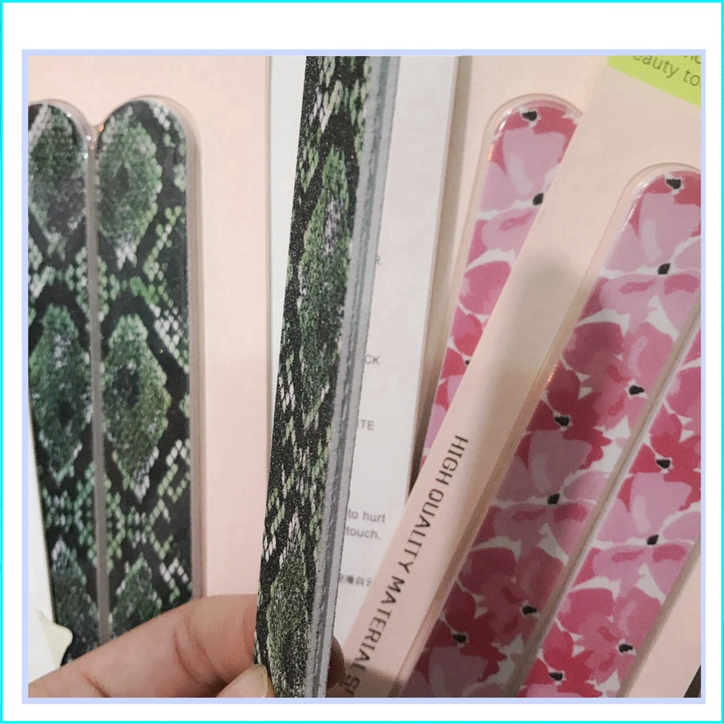 Vỉ 2 Dũa móng tay , dũa nhám tạo form 2 mặt hàng dầy