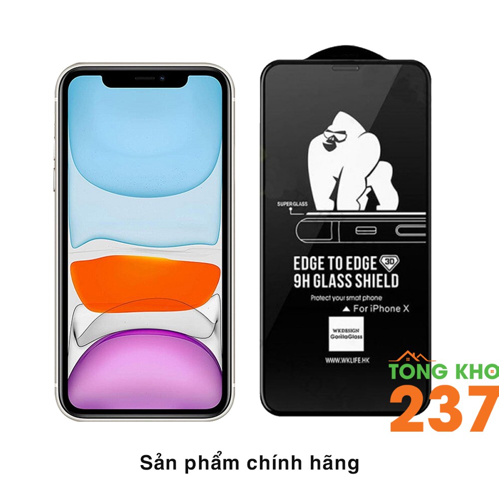 Cường lực Iphone 11 chính hãng KingKong chống va đập trầy xước bản tách hộp – Dán màn hình Iphone 11