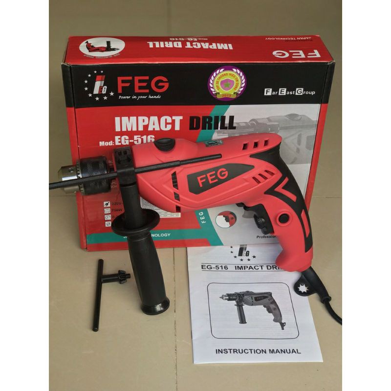 Máy khoan Tường khoan sắt ,gỗ bắn vít tôn đa năng FEG 750W CHÍNH HÃNG