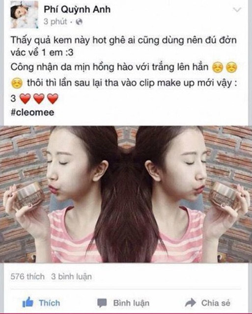 Kem dưỡng trắng CLEOMEE