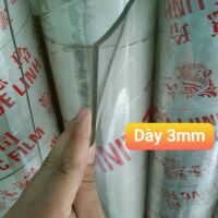 (LINK SIÊU DÀY) Màng nhựa dẻo trong PVC dày 3mm khổ 1.2m x 1m