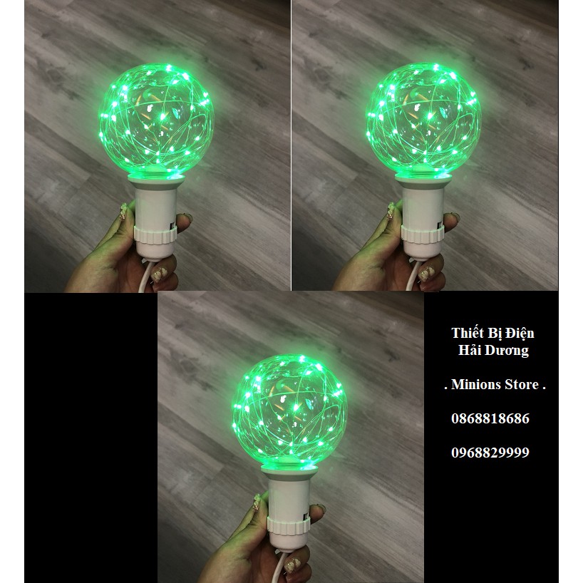 Combo 3 bóng đèn LED đom đóm TN912 -  ánh sáng Led đẹp mắt trang trí không gian decor - Nhiều màu lựa chọn - BH 1 năm