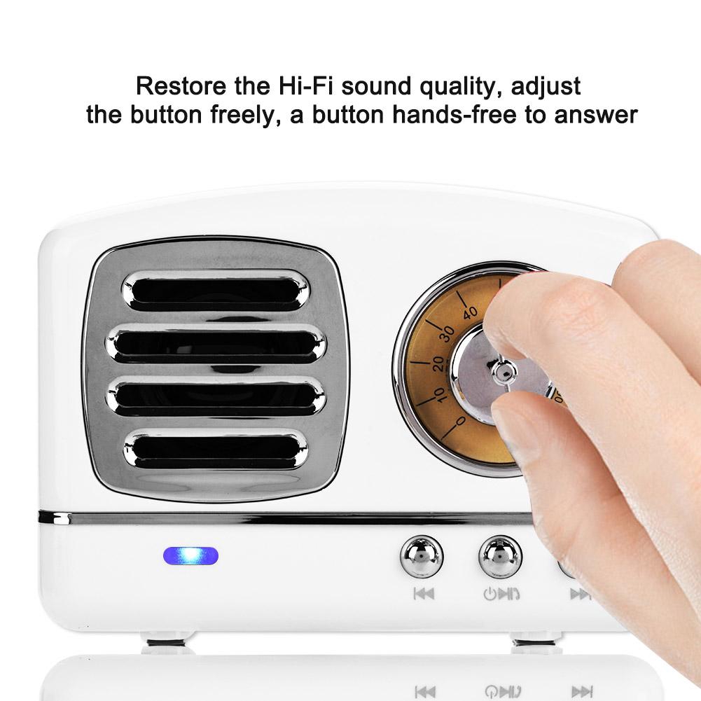 Bộ loa Bluetooth không dây phong cách Retro cổ điển