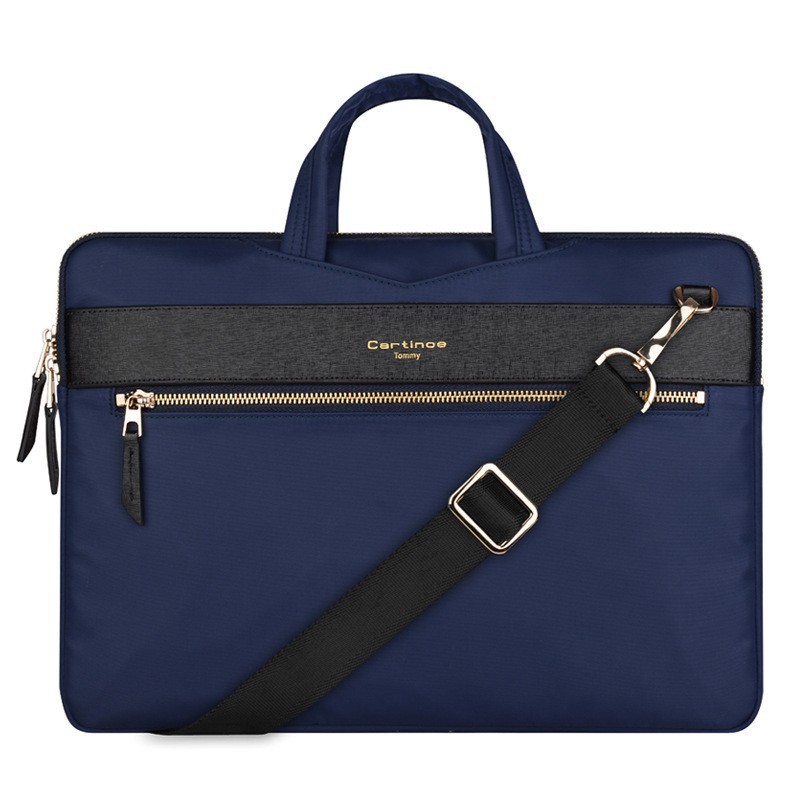 Túi xách Macbook - Laptop Cartinoe London style màu xanh 11.6 - 13.3inch