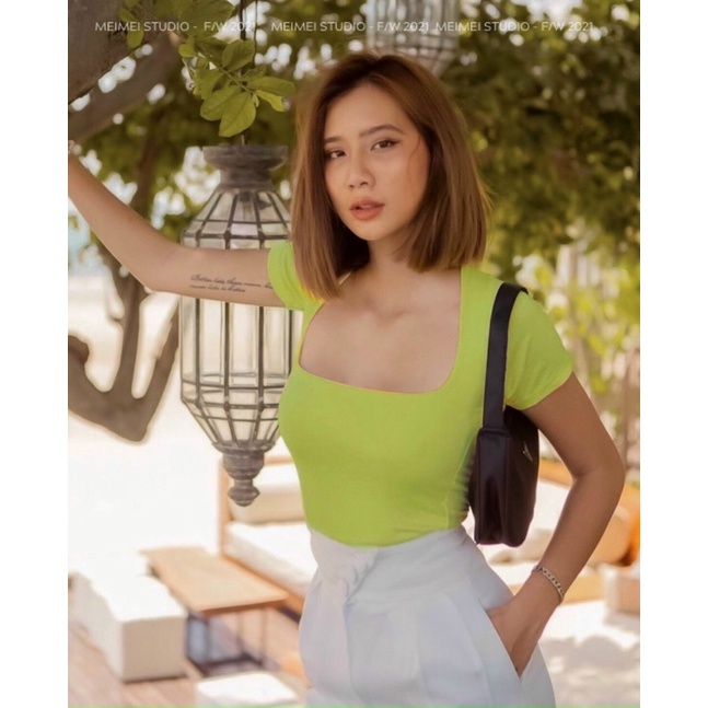 ÁO THUN LẠNH CỔ VUÔNG CHẤT MÁT MS10762 (G4-6)