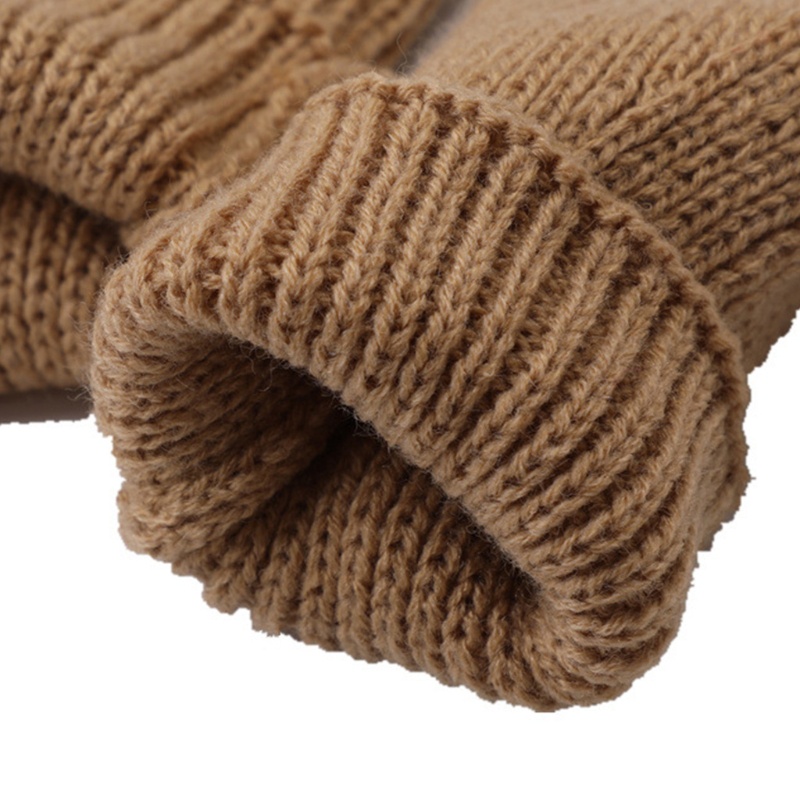 Găng Tay Len Hở Ngón Màu Sắc Thời Trang Cho Nữ