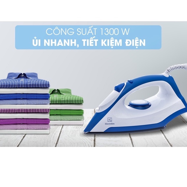 Bàn ủi cầm tay ELECTROLUX EDI2004 bàn là quần áo khô có phun tia nước - chính hãng