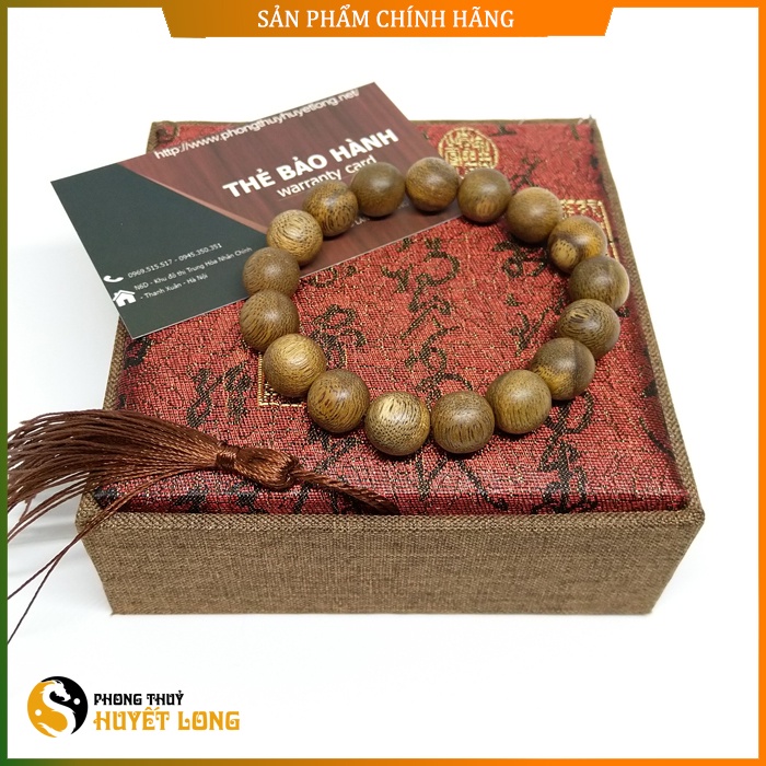 Vòng Tay Trầm Hương Hạt Tròn Cho Nam Nữ Đủ Size, Tràng Chuỗi Hạt Trầm Hương Phong Thủy Tự Nhiên, Có Hộp