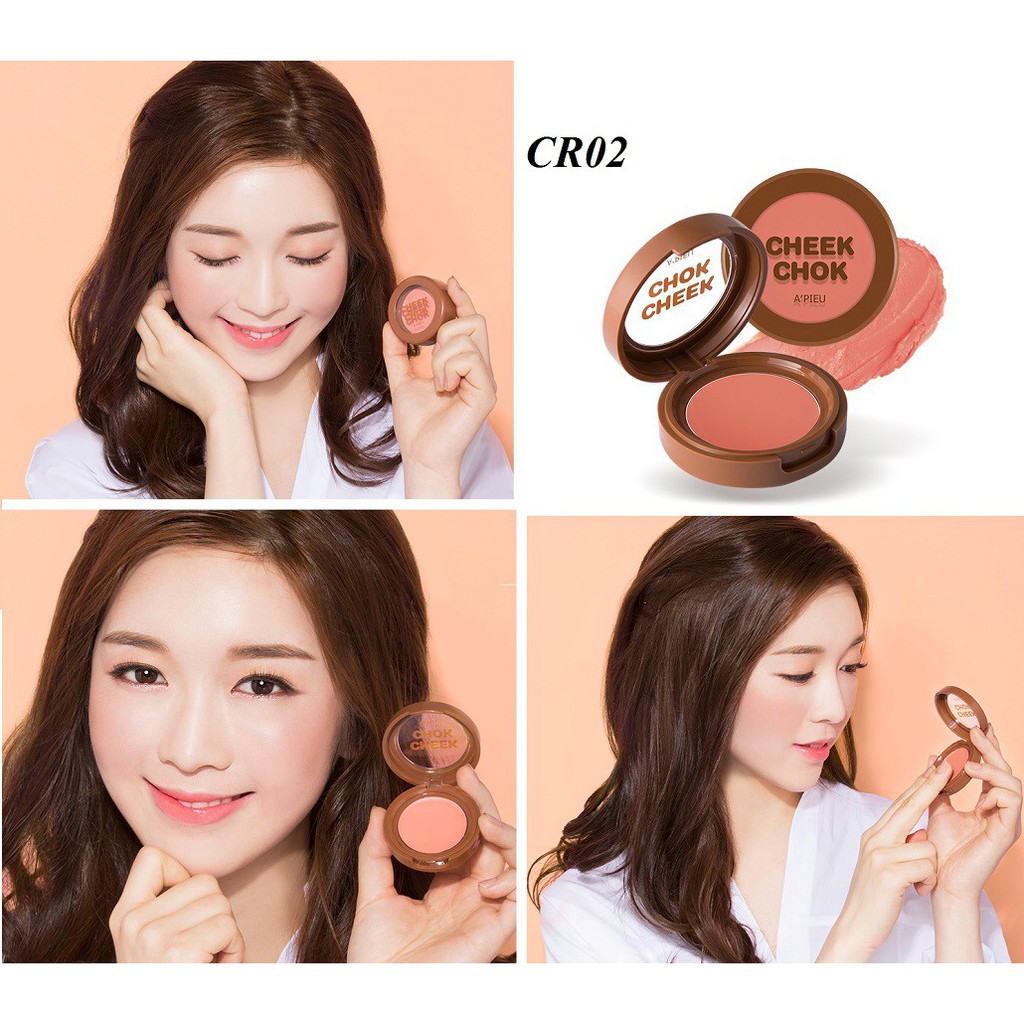 MÁ HỒNG KEM A'PIEU CREAMY CHEEK CHOK BLUSHER