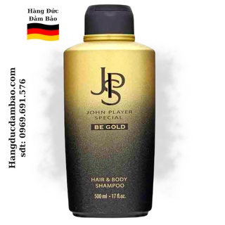 John player special be gold - sữa tắm gội jps hương gỗ nam tính, chai 500ml