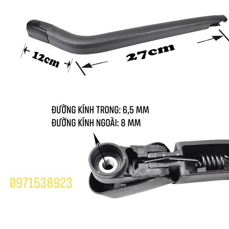 Bộ cần gạt mưa sau toyota innova fortuner 852410010