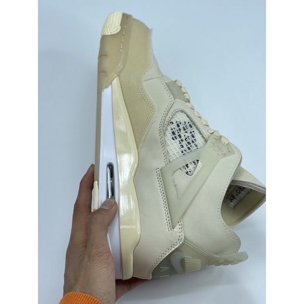 Giày sneaker jordan 4 off white cao cấp