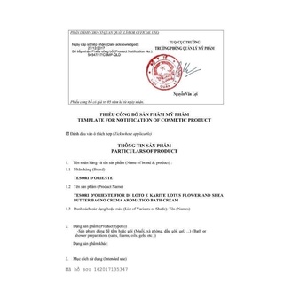 Sữa Tắm Tesoriiii D'Oriente