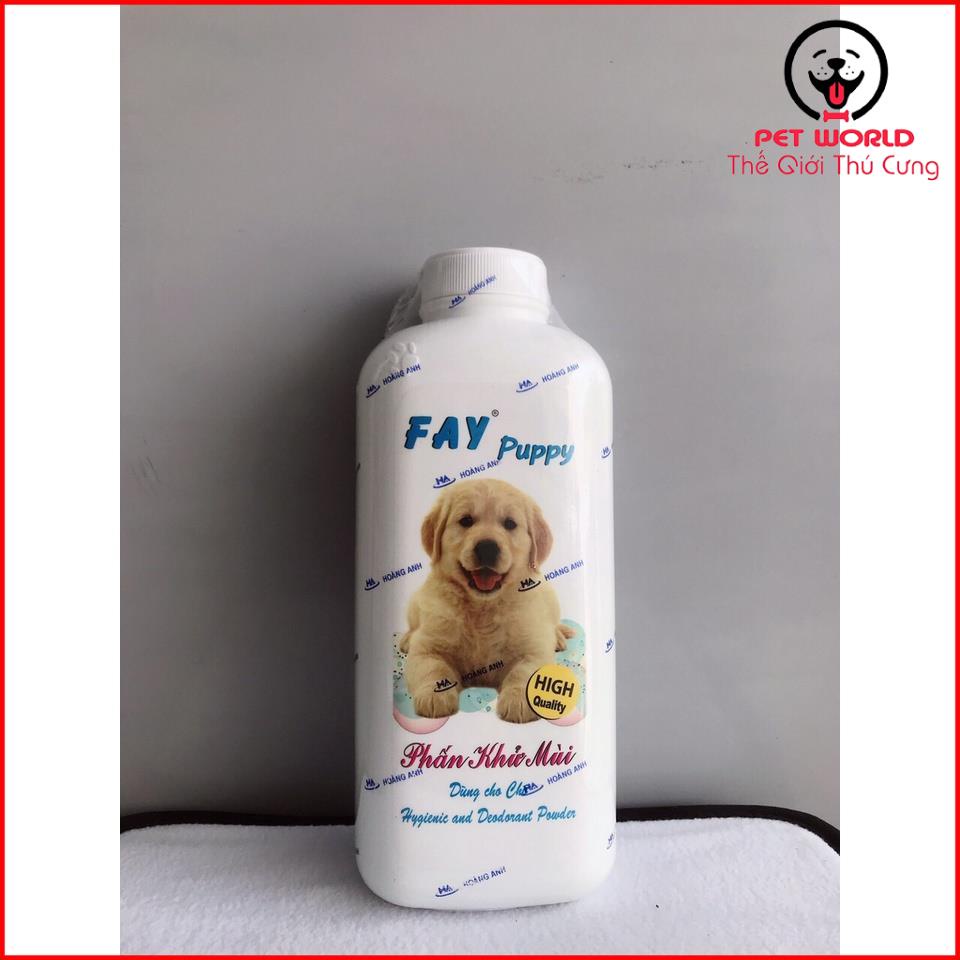 Phấn Fay Puppy khử mùi, tắm khô cho chó (120g)