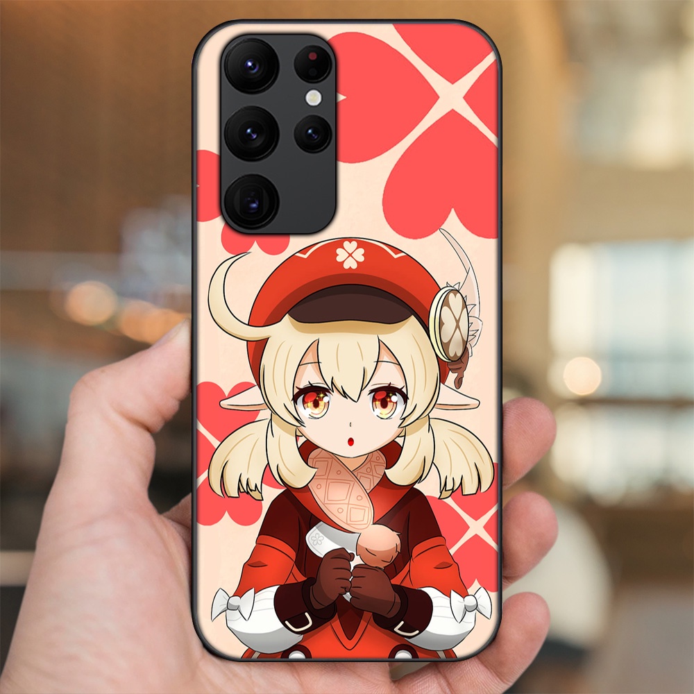 Ốp lưng Samsung S20 Ultra viền đen in hình Klee Genshin Impact