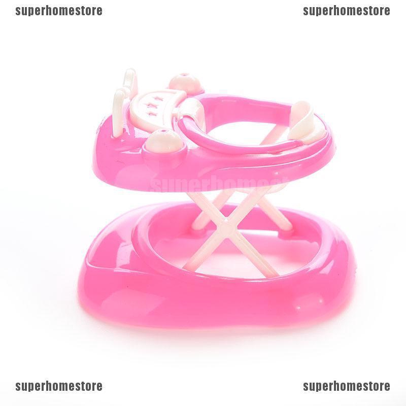 1 Mô Hình Tập Đi Màu Hồng Bằng Nhựa Cho Búp Bê Barbie