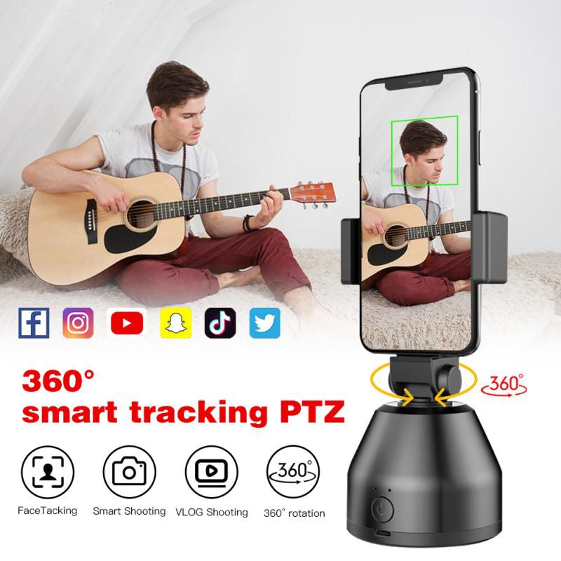 Giá Đỡ Điện Thoại Hỗ Trợ Chụp Ảnh, Quay Phim, Live Stream Tự Động Xoay 360 Độ Theo Chủ Thể Chống Rung Tiện Dụng