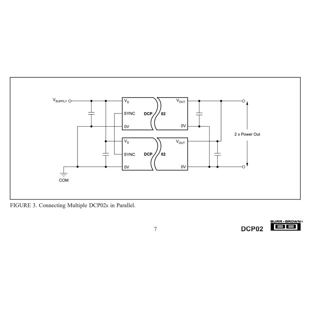 IC nguồn cách ly DC DC 2W DCP0205xx