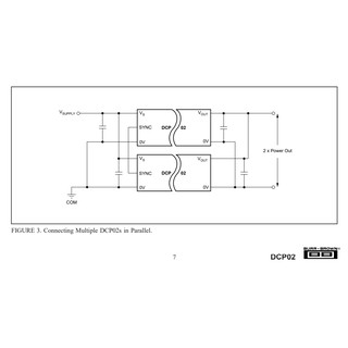 IC nguồn cách ly DC DC 2W DCP0205xx