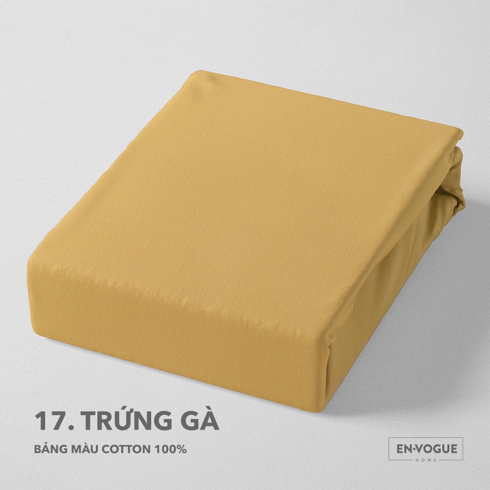 Ga giường bo chun Cotton Organic Envogue Home 1m6x2m - 1 chiếc