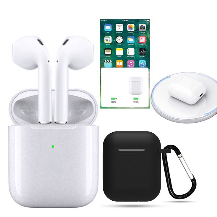 [Mã ELMS5 giảm 7% đơn 300K] Tai nghe Airpod 2 bảo hành 12 tháng tặng kèm bao silicon