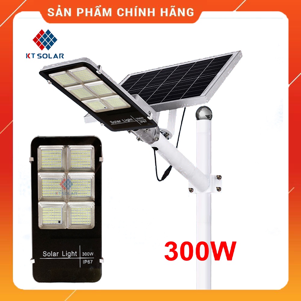 ĐÈN NĂNG LƯỢNG MẶT TRỜI CAO ÁP 200w, 300w, 400w Vỏ nhôm IP67 - Hàng nhập khẩu KT Solar | Bảo hành 24 tháng | Có remote