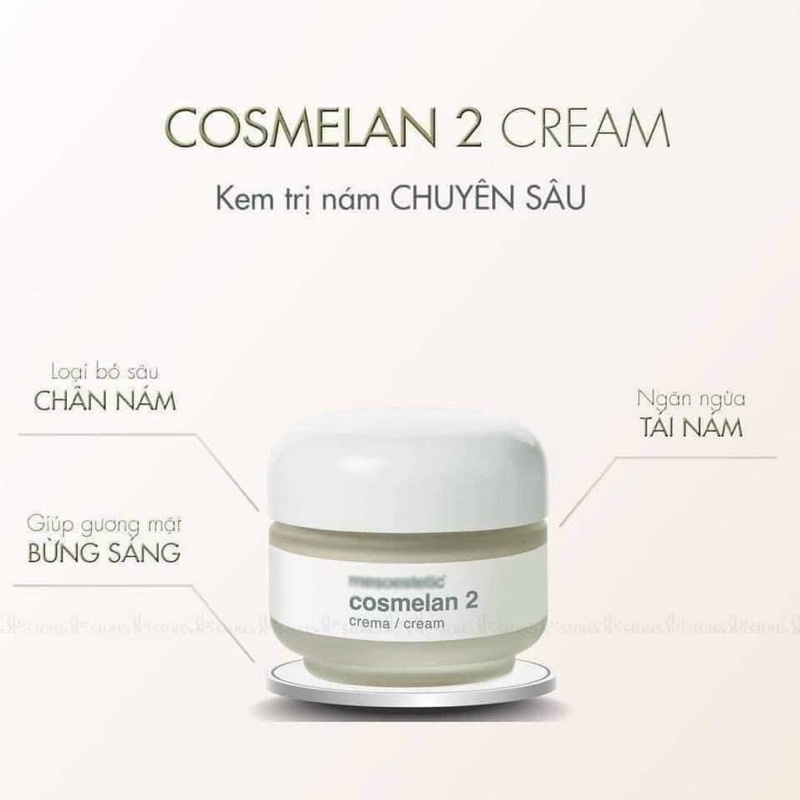 ✅  Kem giảm nám cosmelan 2 mesoestetic 30gr