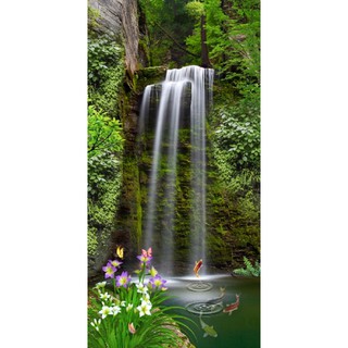 Tranh dán tường VTC Phong cảnh thiên nhiên thác nước UD0294