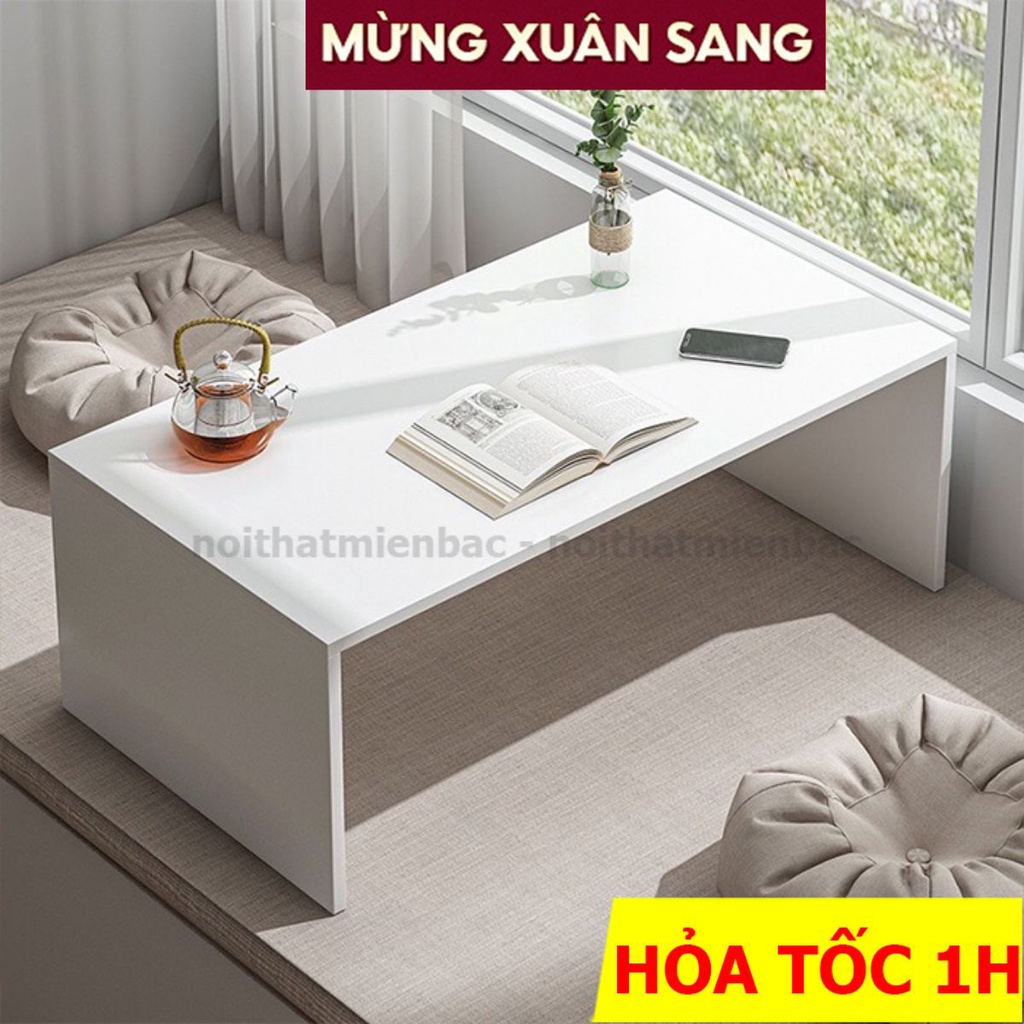 Bàn Trà Gỗ Đa Năng FUNA Ngồi Bệt Phong Cách Trẻ Trung Hiện Đại Có Thể Làm Bàn Học Bàn Trang Điểm -  BT04