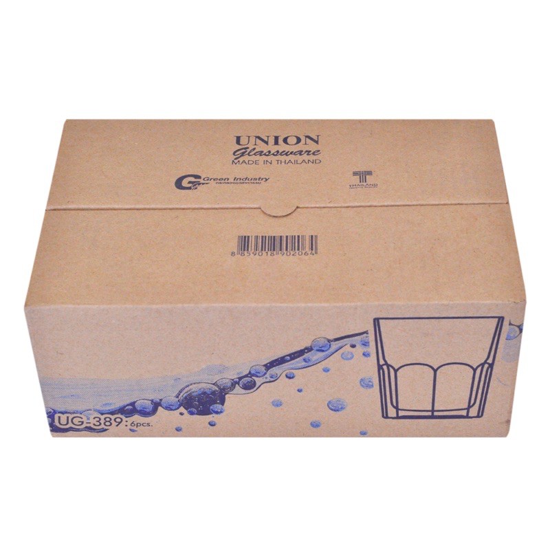 BỘ 6 LY THUỶ TINH CENTRA ROCK 300ml THAILAND