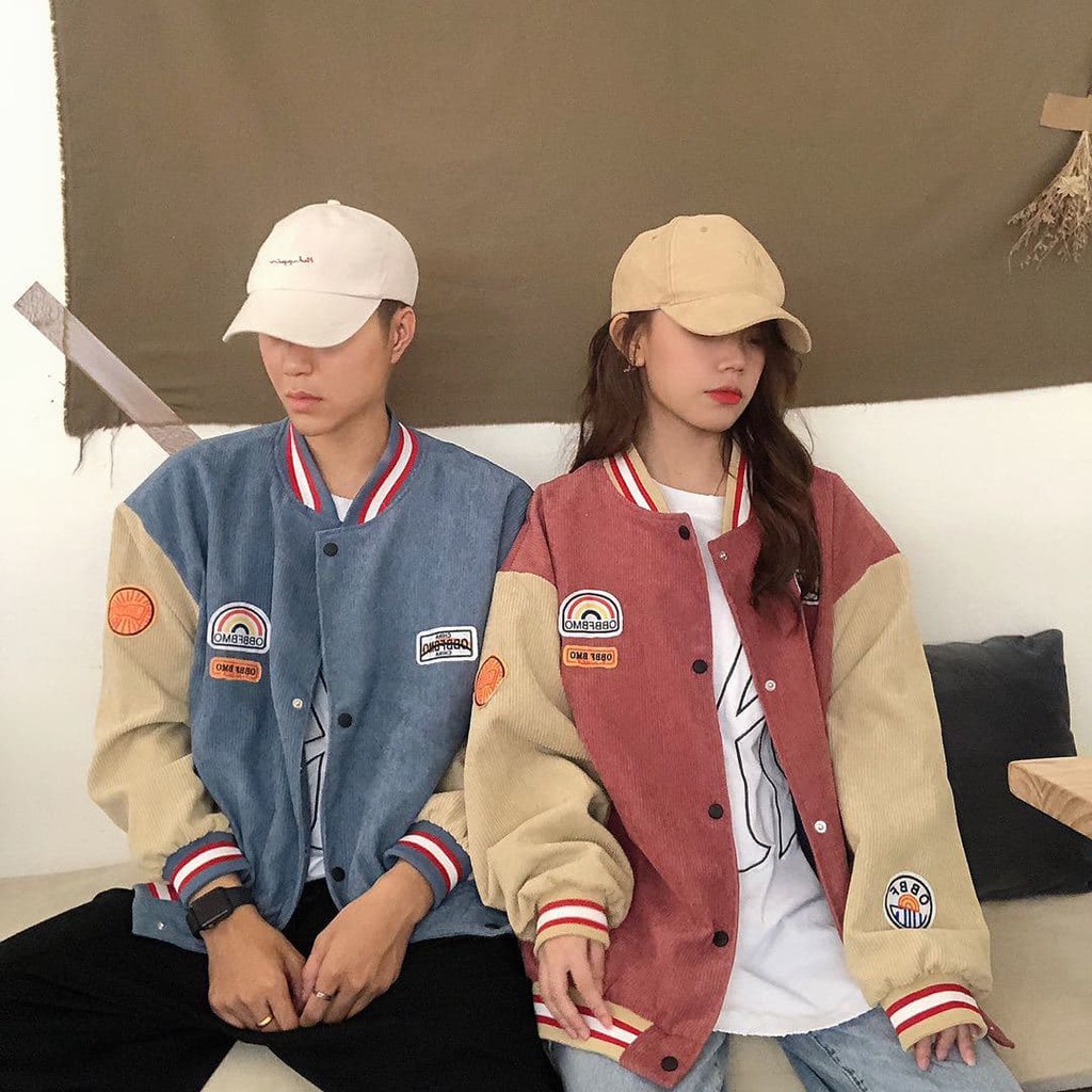 ⚾ Áo khoác bomber bóng chày nhung unisex hot trend ulzzang 2020 (backup Kỳ Lân Shop) | BigBuy360 - bigbuy360.vn