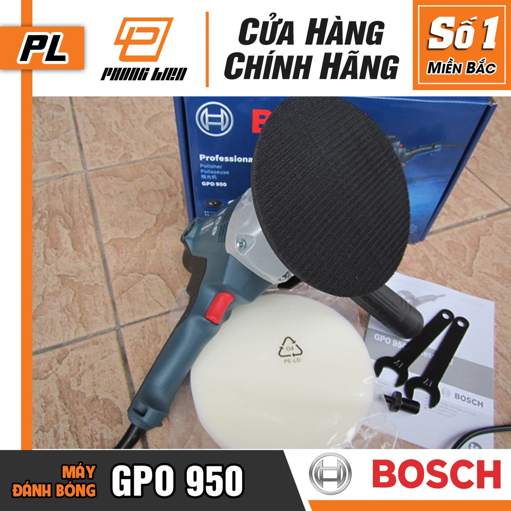 Máy Đánh Bóng Cầm Tay Bosch GPO 950 (165MM-950W) - Hàng Chính Hãng