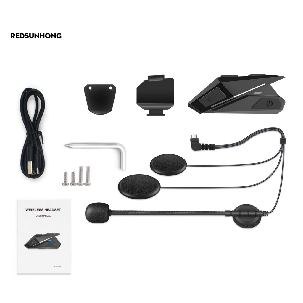 Bộ Chuyển Đổi Tai Nghe Bluetooth 5.0 RSH.z Cho Mũ Bảo Hiểm Xe Máy