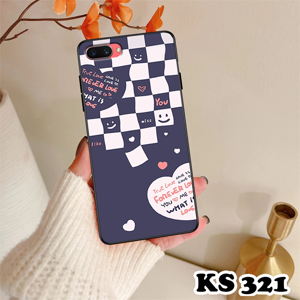 Ốp lưng Oppo A3s - Realme C2 - Ốp Oppo in hình họa tiết caro - Chất liệu TPU siêu bền, sang trọng