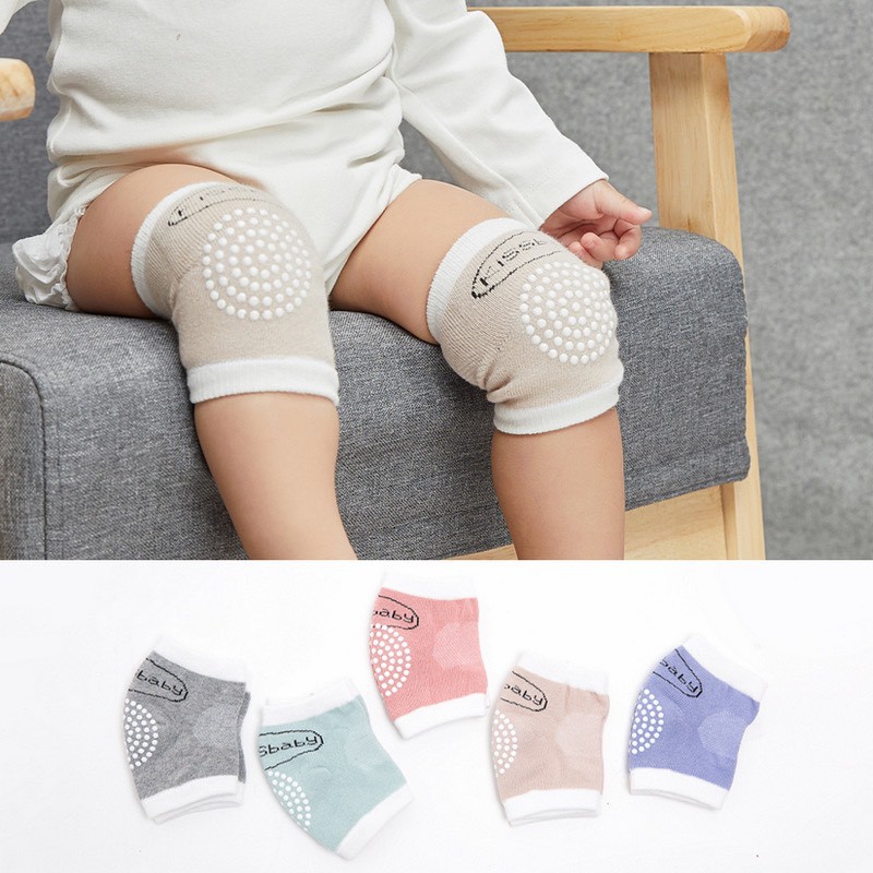 Tất Tập Bò Bảo Vệ Đầu Gối Có Chống Trượt Cho Bé Mã Viền Đẹp
