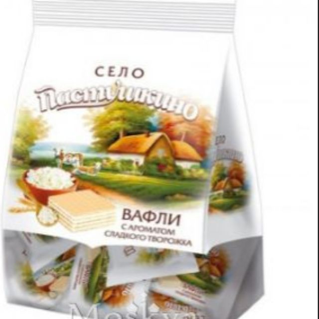 Bánh xốp Selo từ Tvorok cao cấp của Nga 250g. HSD :T9/2020