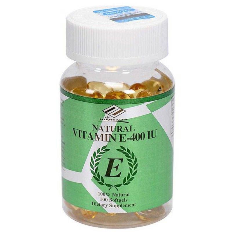 Viên Uống Làm Đẹp Da,Chống Lão Hóa,Ngừa Nếp Nhăn Vitamin E 400IU - Nuhealth 100 Viên