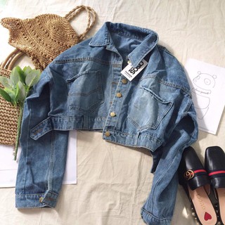 ÁO KHOÁC CROP JEANS