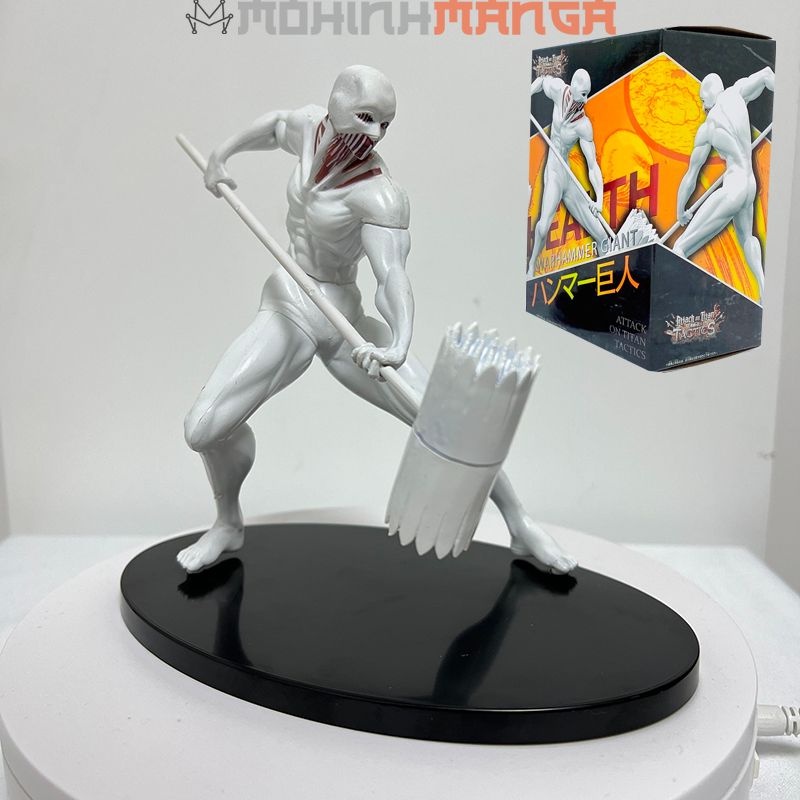 Mô hình Attack on titan khổng lồ Colossal, titan búa chiến, Titan tiến công Eren, titan thiết giáp Reiner, titan hình nữ