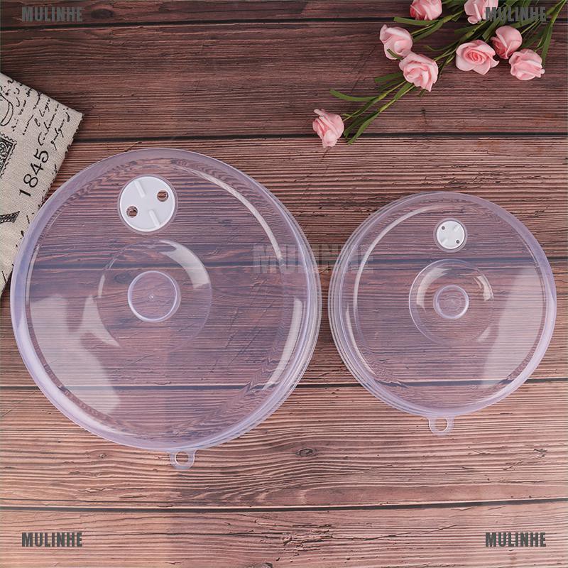 Nắp đậy đĩa thức ăn trong lò vi sóng bằng nhựa có lỗ thông hơi an toàn cho nhà bếp