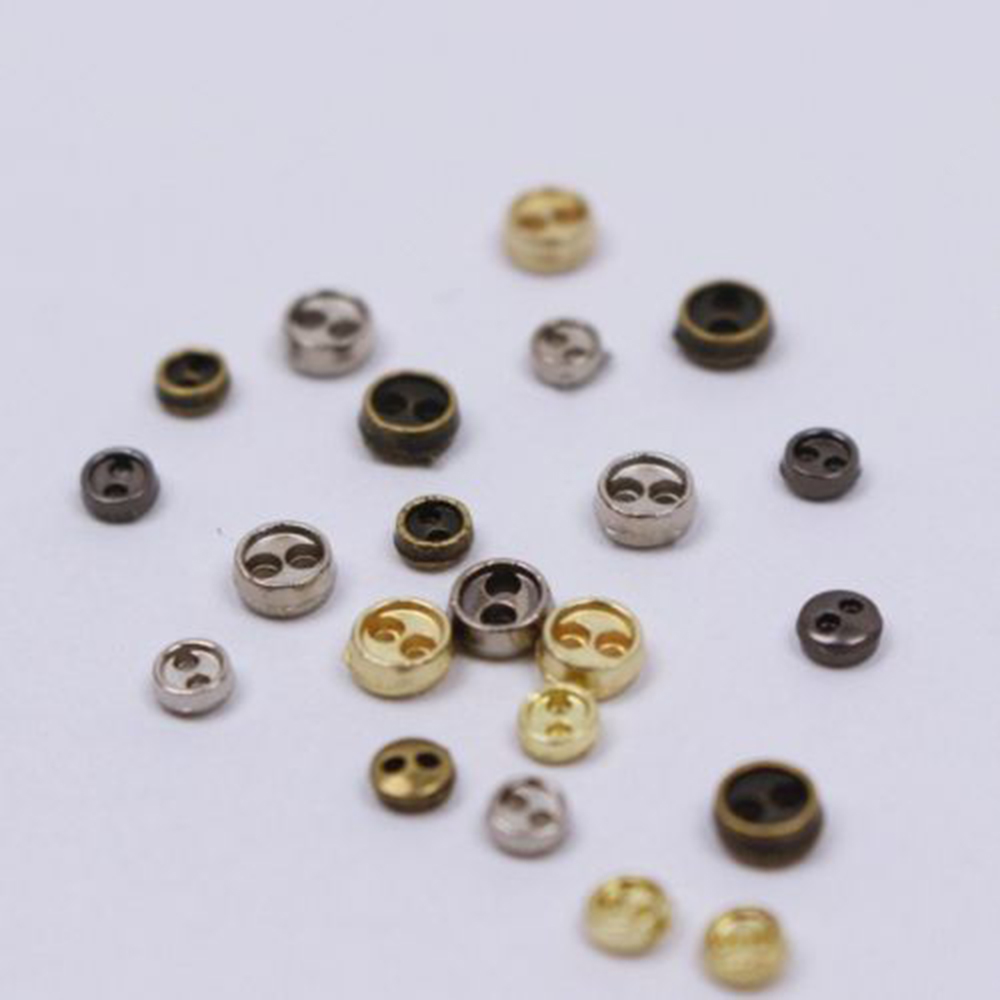 Set 50 cúc áo mini 3 / 4 / 5 / 6mm cho búp bê