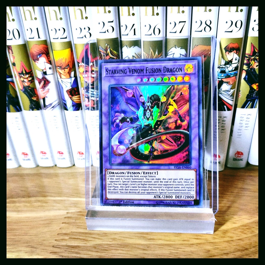 Thẻ bài yugioh chính hãng Starving Venom Fusion Dragon – Super Rare