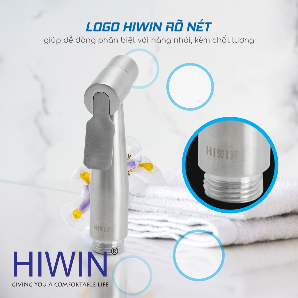 Bộ vòi xịt vệ sinh đa năng cao cấp Hiwin PJF-2016