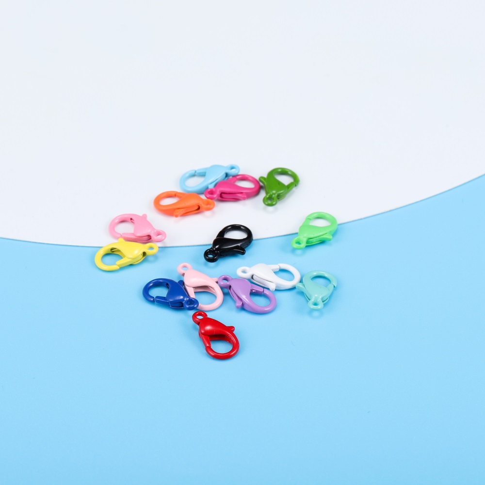 Set 20 móc treo ST.KUNKKA vòng cổ màu kẹo diy kích thước 6 * 12mm 7 * 14mm 9 * 16mm 12 * 21mm